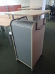 BENE Caddy mit Rollo-System, 2 Ordner hoch, inkl. ausziehbarer Bürozubehörlade, mobil, Rollo Silber, Maße: ca. B 55 x T 55 x H 110 cm BENE Caddy mit Rollo-System, 2 Ordner hoch, inkl. ausziehbarer Bürozubehörlade, mobil, Rollo Silber, Maße: ca. B 55 x T 55 x H 110 cm
