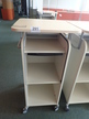 BENE Caddy mit Rollo-System, 2 Ordner hoch, inklusive ausziehbarer Bürozubehörlade, mobil, Rollo Silber, Maße: ca. B 55 x T 55 x H 110 cm BENE Caddy mit Rollo-System, 2 Ordner hoch, inklusive ausziehbarer Bürozubehörlade, mobil, Rollo Silber, Maße: ca. B 55 x T 55 x H 110 cm