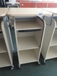 BENE Caddy mit Rollo-System, 2 Ordner hoch, inklusive ausziehbarer Bürozubehörlade, mobil, Rollo Silber, Maße: ca. B 55 x T 55 x H 110 cm BENE Caddy mit Rollo-System, 2 Ordner hoch, inklusive ausziehbarer Bürozubehörlade, mobil, Rollo Silber, Maße: ca. B 55 x T 55 x H 110 cm
