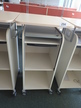 BENE Caddy mit Rollo-System, 2 Ordner hoch, inklusive ausziehbarer Bürozubehörlade, mobil, Rollo Silber, Maße: ca. B 55 x T 55 x H 110 cm BENE Caddy mit Rollo-System, 2 Ordner hoch, inklusive ausziehbarer Bürozubehörlade, mobil, Rollo Silber, Maße: ca. B 55 x T 55 x H 110 cm