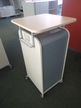 BENE Caddy mit Rollo-System, 2 Ordner hoch, inkl. ausziehbarer Bürozubehörlade, mobil, Rollo Silber, Maße: ca. B 55 x T 55 x H 110 cm BENE Caddy mit Rollo-System, 2 Ordner hoch, inkl. ausziehbarer Bürozubehörlade, mobil, Rollo Silber, Maße: ca. B 55 x T 55 x H 110 cm