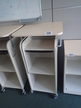 BENE Caddy mit Rollo-System, 2 Ordner hoch, inklusive ausziehbarer Bürozubehörlade, mobil, Rollo Silber, Maße: ca. B 55 x T 55 x H 110 cm BENE Caddy mit Rollo-System, 2 Ordner hoch, inklusive ausziehbarer Bürozubehörlade, mobil, Rollo Silber, Maße: ca. B 55 x T 55 x H 110 cm