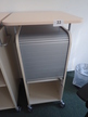 BENE Caddy mit Rollo-System, 2 Ordner hoch, inkl. ausziehbarer Bürozubehörlade, mobil, Rollo Silber, Maße: ca. B 55 x T 55 x H 110 cm BENE Caddy mit Rollo-System, 2 Ordner hoch, inkl. ausziehbarer Bürozubehörlade, mobil, Rollo Silber, Maße: ca. B 55 x T 55 x H 110 cm