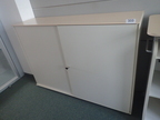 BENE Aktenschrank, Maße: ca. B 160 x H 113 cm, 3 Ordner hoch, mit Schiebetüren BENE Aktenschrank, Maße: ca. B 160 x H 113 cm, 3 Ordner hoch, mit Schiebetüren