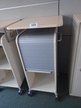 BENE Caddy mit Rollo-System, 2 Ordner hoch, inklusive ausziehbarer Bürozubehörlade, mobil, Rollo Silber, Maße: ca. B 55 x T 55 x H 110 cm BENE Caddy mit Rollo-System, 2 Ordner hoch, inklusive ausziehbarer Bürozubehörlade, mobil, Rollo Silber, Maße: ca. B 55 x T 55 x H 110 cm