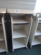 BENE Caddy mit Rollo-System, 2 Ordner hoch, inklusive ausziehbarer Bürozubehörlade, mobil, Rollo Silber, Maße: ca. B 55 x T 55 x H 110 cm BENE Caddy mit Rollo-System, 2 Ordner hoch, inklusive ausziehbarer Bürozubehörlade, mobil, Rollo Silber, Maße: ca. B 55 x T 55 x H 110 cm