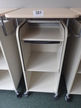 BENE Caddy mit Rollo-System, 2 Ordner hoch, inklusive ausziehbarer Bürozubehörlade, mobil, Rollo Silber, Maße: ca. B 55 x T 55 x H 110 cm BENE Caddy mit Rollo-System, 2 Ordner hoch, inklusive ausziehbarer Bürozubehörlade, mobil, Rollo Silber, Maße: ca. B 55 x T 55 x H 110 cm