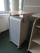 BENE Caddy mit Rollo-System, 2 Ordner hoch, inklusive ausziehbarer Bürozubehörlade, mobil, Rollo Silber, Maße: ca. B 55 x T 55 x H 110 cm BENE Caddy mit Rollo-System, 2 Ordner hoch, inklusive ausziehbarer Bürozubehörlade, mobil, Rollo Silber, Maße: ca. B 55 x T 55 x H 110 cm