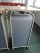BENE Caddy mit Rollo-System, 2 Ordner hoch, inklusive ausziehbarer Bürozubehörlade, mobil, Rollo Silber, Maße: ca. B 55 x T 55 x H 110 cm BENE Caddy mit Rollo-System, 2 Ordner hoch, inklusive ausziehbarer Bürozubehörlade, mobil, Rollo Silber, Maße: ca. B 55 x T 55 x H 110 cm