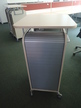 BENE Caddy mit Rollo-System, 2 Ordner hoch, inkl. ausziehbarer Bürozubehörlade, mobil, Rollo Silber, Maße: ca. B 55 x T 55 x H 110 cm BENE Caddy mit Rollo-System, 2 Ordner hoch, inkl. ausziehbarer Bürozubehörlade, mobil, Rollo Silber, Maße: ca. B 55 x T 55 x H 110 cm