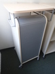 BENE Caddy mit Rollo-System, 2 Ordner hoch, inklusive ausziehbarer Bürozubehörlade, mobil, Rollo Silber, Maße: ca. B 55 x T 55 x H 110 cm BENE Caddy mit Rollo-System, 2 Ordner hoch, inklusive ausziehbarer Bürozubehörlade, mobil, Rollo Silber, Maße: ca. B 55 x T 55 x H 110 cm