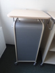 BENE Caddy mit Rollo-System, 2 Ordner hoch, inklusive ausziehbarer Bürozubehörlade, mobil, Rollo Silber, Maße: ca. B 55 x T 55 x H 110 cm BENE Caddy mit Rollo-System, 2 Ordner hoch, inklusive ausziehbarer Bürozubehörlade, mobil, Rollo Silber, Maße: ca. B 55 x T 55 x H 110 cm
