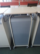 BENE Caddy mit Rollo-System, 2 Ordner hoch, inkl. ausziehbarer Bürozubehörlade, mobil, Rollo Silber, Maße: ca. B 55 x T 55 x H 110 cm BENE Caddy mit Rollo-System, 2 Ordner hoch, inkl. ausziehbarer Bürozubehörlade, mobil, Rollo Silber, Maße: ca. B 55 x T 55 x H 110 cm