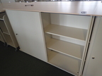 BENE Aktenschrank, Maße: ca. B 160 x H 113 cm, 3 Ordner hoch, mit Schiebetüren BENE Aktenschrank, Maße: ca. B 160 x H 113 cm, 3 Ordner hoch, mit Schiebetüren