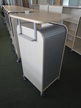 BENE Caddy mit Rollo-System, 2 Ordner hoch, inklusive ausziehbarer Bürozubehörlade, mobil, Rollo Silber, Maße: ca. B 55 x T 55 x H 110 cm BENE Caddy mit Rollo-System, 2 Ordner hoch, inklusive ausziehbarer Bürozubehörlade, mobil, Rollo Silber, Maße: ca. B 55 x T 55 x H 110 cm