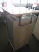 BENE Caddy mit Rollo-System, 2 Ordner hoch, inklusive ausziehbarer Bürozubehörlade, mobil, Rollo Silber, Maße: ca. B 55 x T 55 x H 110 cm BENE Caddy mit Rollo-System, 2 Ordner hoch, inklusive ausziehbarer Bürozubehörlade, mobil, Rollo Silber, Maße: ca. B 55 x T 55 x H 110 cm