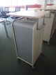 BENE Caddy mit Rollo-System, 2 Ordner hoch, inklusive ausziehbarer Bürozubehörlade, mobil, Rollo Silber, Maße: ca. B 55 x T 55 x H 110 cm BENE Caddy mit Rollo-System, 2 Ordner hoch, inklusive ausziehbarer Bürozubehörlade, mobil, Rollo Silber, Maße: ca. B 55 x T 55 x H 110 cm