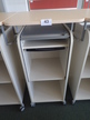 BENE Caddy mit Rollo-System, 2 Ordner hoch, inkl. ausziehbarer Bürozubehörlade, mobil, Rollo Silber, Maße: ca. B 55 x T 55 x H 110 cm BENE Caddy mit Rollo-System, 2 Ordner hoch, inkl. ausziehbarer Bürozubehörlade, mobil, Rollo Silber, Maße: ca. B 55 x T 55 x H 110 cm