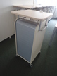 BENE Caddy mit Rollo-System, 2 Ordner hoch, inklusive ausziehbarer Bürozubehörlade, mobil, Rollo Silber, Maße: ca. B 55 x T 55 x H 110 cm BENE Caddy mit Rollo-System, 2 Ordner hoch, inklusive ausziehbarer Bürozubehörlade, mobil, Rollo Silber, Maße: ca. B 55 x T 55 x H 110 cm