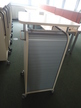 BENE Caddy mit Rollo-System, 2 Ordner hoch, inklusive ausziehbarer Bürozubehörlade, mobil, Rollo Silber, Maße: ca. B 55 x T 55 x H 110 cm BENE Caddy mit Rollo-System, 2 Ordner hoch, inklusive ausziehbarer Bürozubehörlade, mobil, Rollo Silber, Maße: ca. B 55 x T 55 x H 110 cm