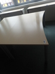 BENE Schreibtisch geschwungen, ca. L 180 x B 90 - 100 cm BENE Schreibtisch geschwungen, ca. L 180 x B 90 - 100 cm
