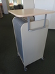 BENE Caddy mit Rollo-System, 2 Ordner hoch, inkl. ausziehbarer Bürozubehörlade, mobil, Rollo Silber, Maße: ca. B 55 x T 55 x H 110 cm BENE Caddy mit Rollo-System, 2 Ordner hoch, inkl. ausziehbarer Bürozubehörlade, mobil, Rollo Silber, Maße: ca. B 55 x T 55 x H 110 cm