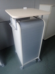 BENE Caddy mit Rollo-System, 2 Ordner hoch, inklusive ausziehbarer Bürozubehörlade, mobil, Rollo Silber, Maße: ca. B 55 x T 55 x H 110 cm BENE Caddy mit Rollo-System, 2 Ordner hoch, inklusive ausziehbarer Bürozubehörlade, mobil, Rollo Silber, Maße: ca. B 55 x T 55 x H 110 cm