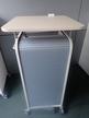 BENE Caddy mit Rollo-System, 2 Ordner hoch, inklusive ausziehbarer Bürozubehörlade, mobil, Rollo Silber, Maße: ca. B 55 x T 55 x H 110 cm BENE Caddy mit Rollo-System, 2 Ordner hoch, inklusive ausziehbarer Bürozubehörlade, mobil, Rollo Silber, Maße: ca. B 55 x T 55 x H 110 cm