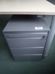 BENE Rollcontainer, Anthrazit, ca. B 43 x H 59 x T 80 cm BENE Rollcontainer, Anthrazit, ca. B 43 x H 59 x T 80 cm