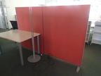 Raumtrennwand, 2 Module, B je 120 cm x H 154 cm Raumtrennwand, 2 Module, B je 120 cm x H 154 cm