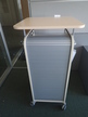 BENE Caddy mit Rollo-System, 2 Ordner hoch, inklusive ausziehbarer Bürozubehörlade, mobil, Rollo Silber, Maße: ca. B 55 x T 55 x H 110 cm BENE Caddy mit Rollo-System, 2 Ordner hoch, inklusive ausziehbarer Bürozubehörlade, mobil, Rollo Silber, Maße: ca. B 55 x T 55 x H 110 cm