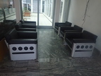 6 Stk. Galaxy-Svoboda Ledersofas mit Alu-Rahmen 6 Stk. Galaxy-Svoboda Ledersofas mit Alu-Rahmen