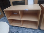 Aktenregal offen, mobil, Maße: B 130 x T 60 x H 93 cm Aktenregal offen, mobil, Maße: B 130 x T 60 x H 93 cm