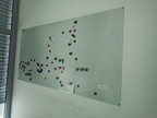 Magnetwand gelocht, Maße: ca. 200 x 100 cm Magnetwand gelocht, Maße: ca. 200 x 100 cm