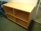 Aktenregal offen, mobil, Maße: B 130 x T 60 x H 93 cm Aktenregal offen, mobil, Maße: B 130 x T 60 x H 93 cm