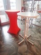 5 Stk. Bistrotische DM 67 cm, Standhöhe 110 cm, ohne Hussen 5 Stk. Bistrotische DM 67 cm, Standhöhe 110 cm, ohne Hussen