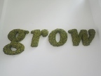 Hinweisschild Grow 4teilig, Befestigung mittels Doppelklebeband Hinweisschild Grow 4teilig, Befestigung mittels Doppelklebeband