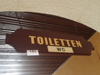 Toiletten-Schild H 20 x B 70 cm Toiletten-Schild H 20 x B 70 cm