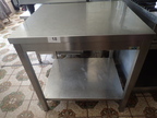 Edelstahl Arbeitstisch ca. 80 x 70 x 83 cm Edelstahl Arbeitstisch ca. 80 x 70 x 83 cm