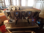 2gruppige Kaffeemaschine La San Marco Typ 100 E, Maschinenfunkton überprüft 2gruppige Kaffeemaschine La San Marco Typ 100 E, Maschinenfunkton überprüft