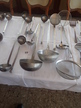 ca. 13teiliges Gastro-Set bestehend aus Schöpfern, Sieben und Lochschöpfern ca. 13teiliges Gastro-Set bestehend aus Schöpfern, Sieben und Lochschöpfern