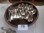 ca. 73teiliges Kuchenbesteck-Set bestehend aus 28 Gabeln und 45 Löffeln ca. 73teiliges Kuchenbesteck-Set bestehend aus 28 Gabeln und 45 Löffeln