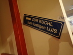 Hinweisschild zur Kuchl 55 x 15 cm Hinweisschild zur Kuchl 55 x 15 cm