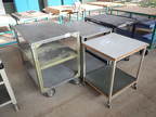 4 Stk. Werkstättenregale mobil in verschiedenen Größen ca. 65 x 93 x 91 cm + 80 x 60 cm usw. 4 Stk. Werkstättenregale mobil in verschiedenen Größen ca. 65 x 93 x 91 cm + 80 x 60 cm usw.