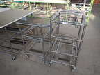 2 Stk. Werktische, ohne Arbeitsplatte 52 x 68 x 100 cm - 48 x 70 x 90 cm 2 Stk. Werktische, ohne Arbeitsplatte 52 x 68 x 100 cm - 48 x 70 x 90 cm