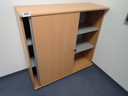 HALI Aktenschrank mit Schiebetür 120 x 43 x 116 cm, 3 Ordner hoch HALI Aktenschrank mit Schiebetür 120 x 43 x 116 cm, 3 Ordner hoch