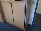 HALI Aktenschrank mit Schiebetür 120 x 43 x 116 cm, 3 Ordner hoch HALI Aktenschrank mit Schiebetür 120 x 43 x 116 cm, 3 Ordner hoch