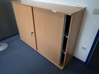 HALI Aktenschrank mit Schiebetür 160 x 43 x 116 cm, 3 Ordner hoch HALI Aktenschrank mit Schiebetür 160 x 43 x 116 cm, 3 Ordner hoch