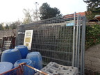 9 Stk. Bauzaun 3 m x 2 m verzinkt mit Betonsteinen 9 Stk. Bauzaun 3 m x 2 m verzinkt mit Betonsteinen