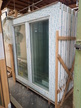 Kunststoff-Fenster innen und außen weiß, 2flügelig, links-rechts Verbreiterung je 120 mm, oben Verbreiterung 90 mm, Maße: B 1820 x H 1930 mm Kunststoff-Fenster innen und außen weiß, 2flügelig, links-rechts Verbreiterung je 120 mm, oben Verbreiterung 90 mm, Maße: B 1820 x H 1930 mm